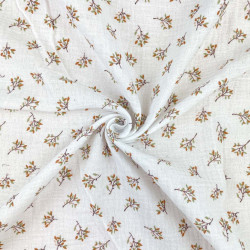 Double Gauze JUDY White / Natural Multicolored